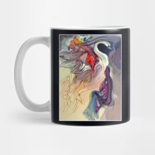 Language of the Birds Fantasy Abstract Dali Print Mug